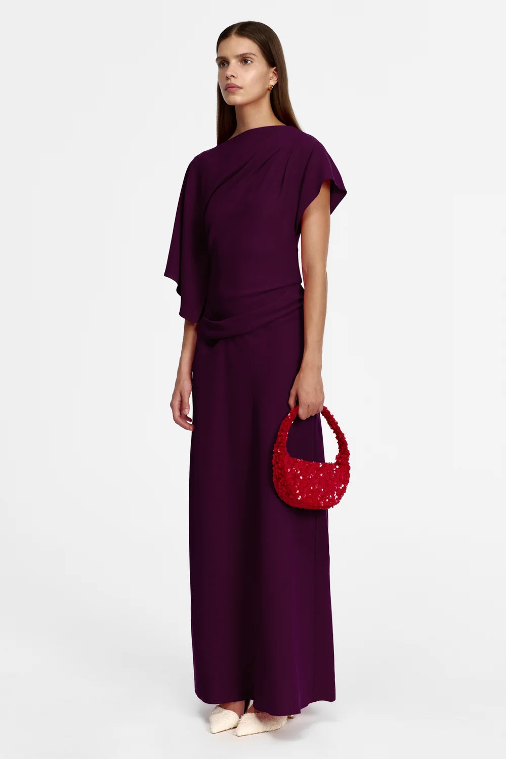 Acler Lansvale Maxi Dress - Berry
