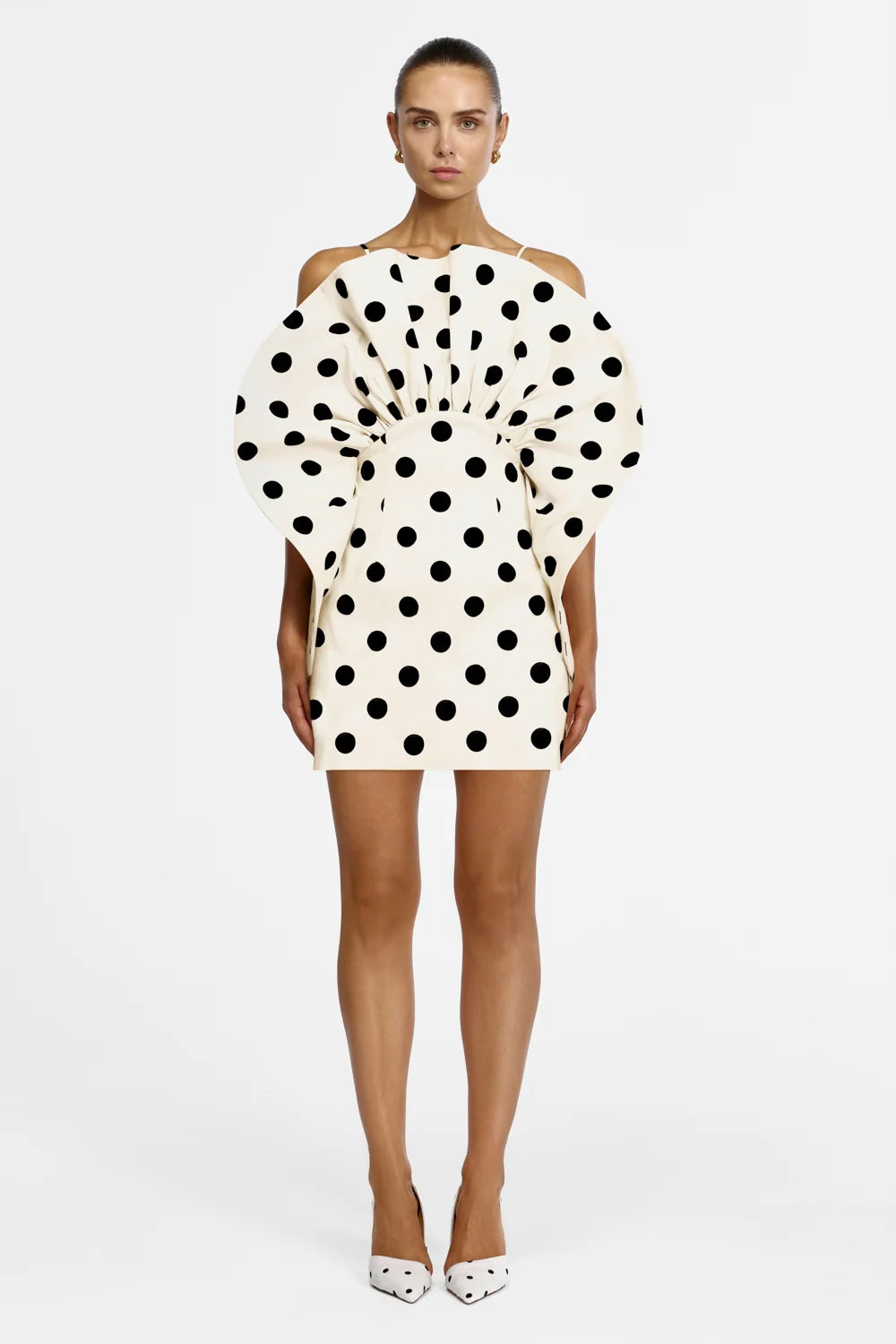 Acler Ketch Mini Dress - Dotty