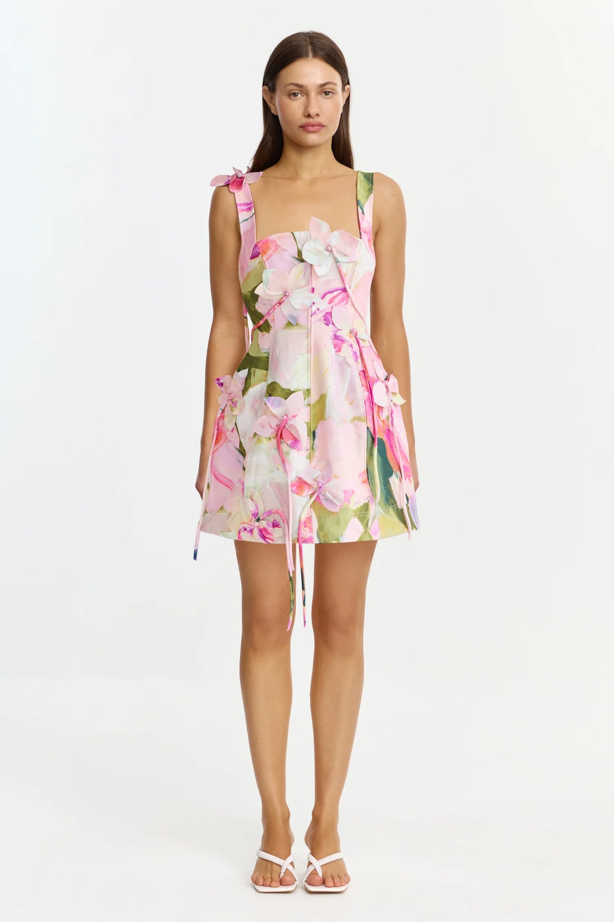 Acler Reeve Mini Dress - Garden Afternoon
