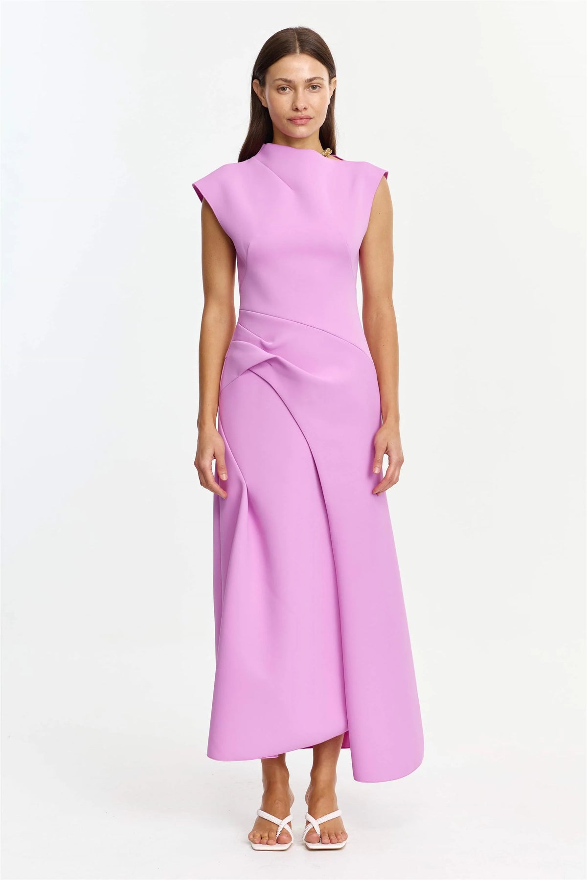 Acler Burbank Maxi Dress - Zinnia Pink