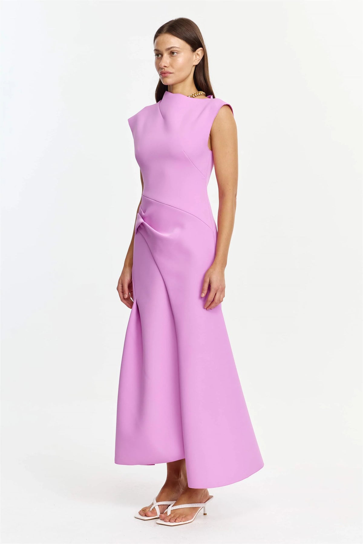 Acler Burbank Maxi Dress - Zinnia Pink