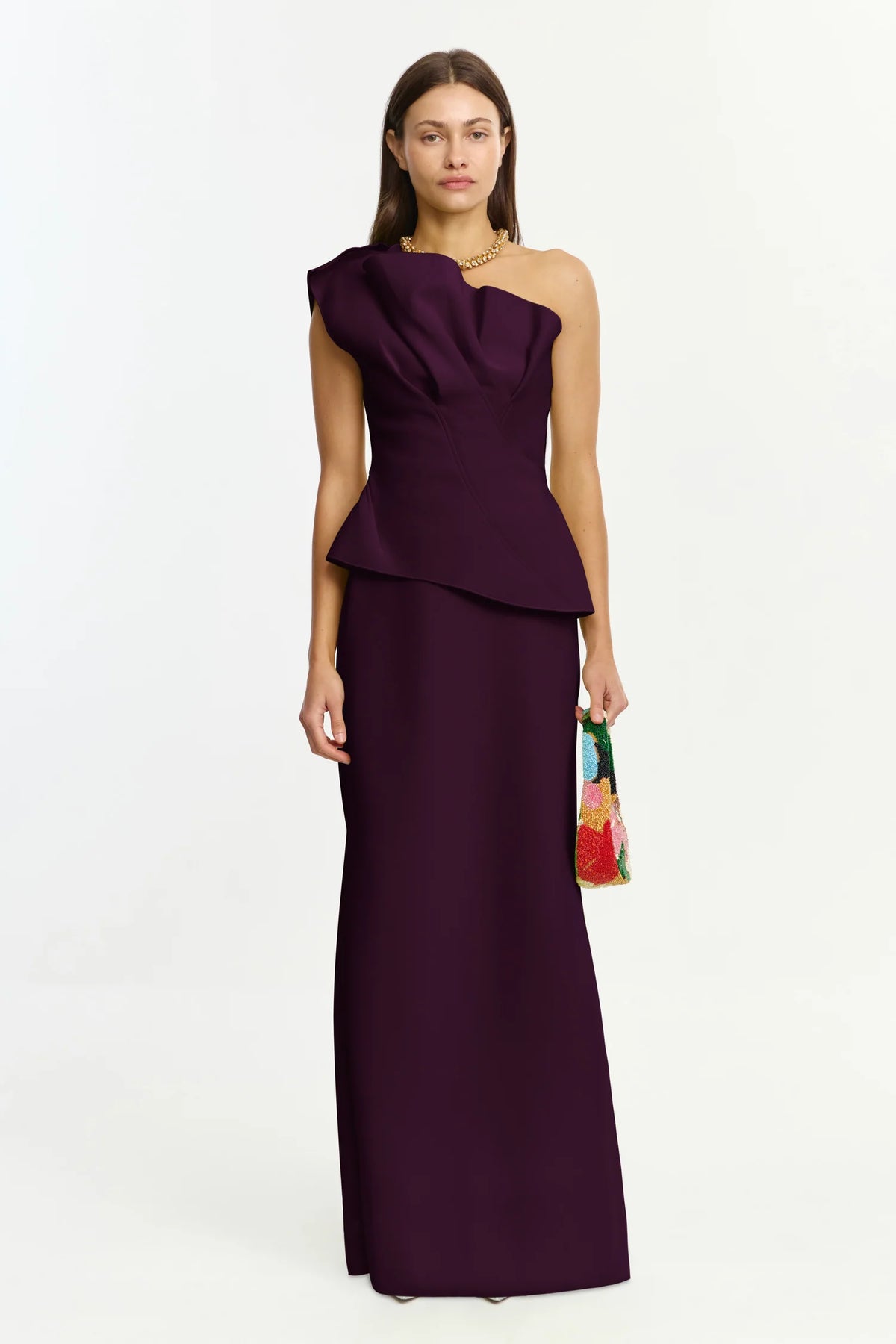 Acler Lugano Maxi Dress - Fig