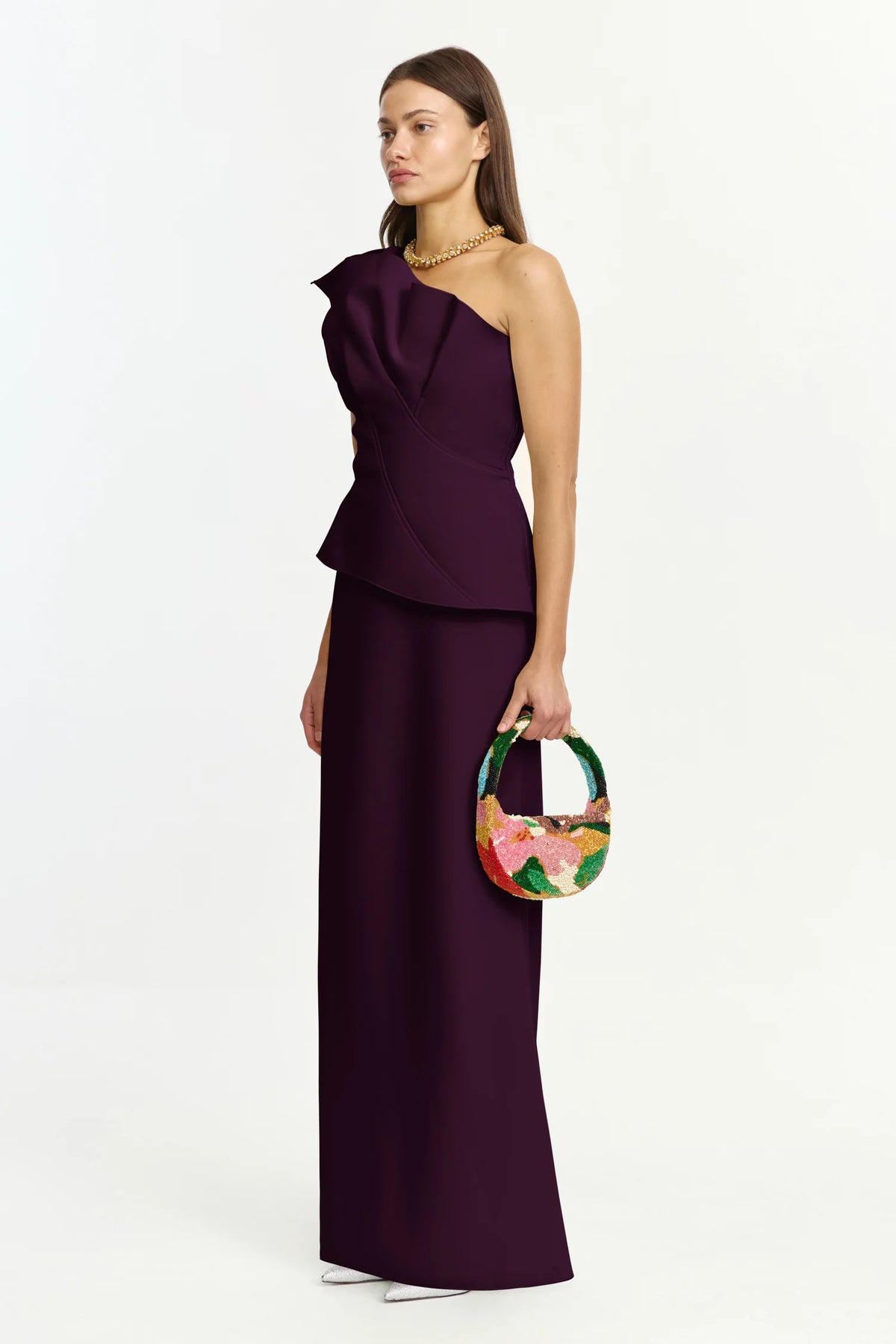 Acler Lugano Maxi Dress - Fig
