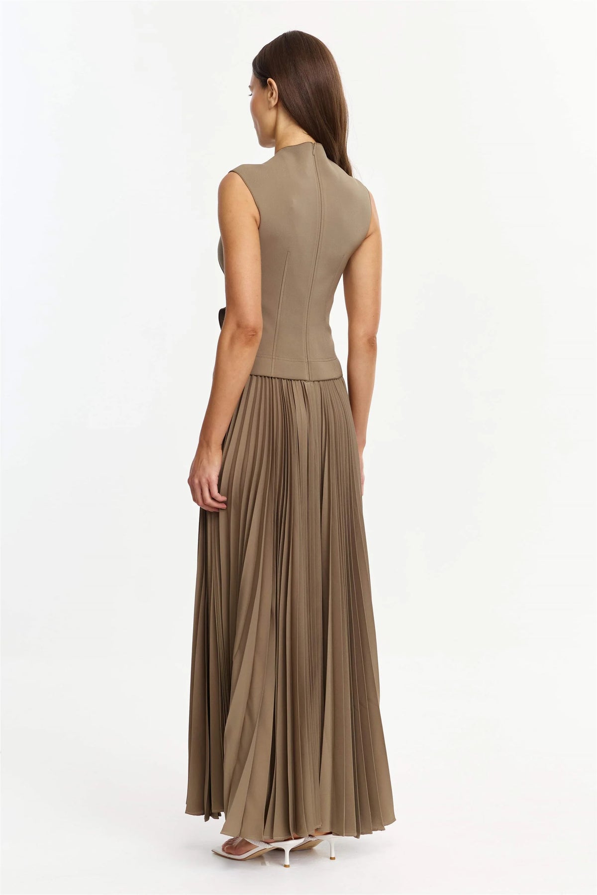 Acler Miner Maxi Dress - Pecan