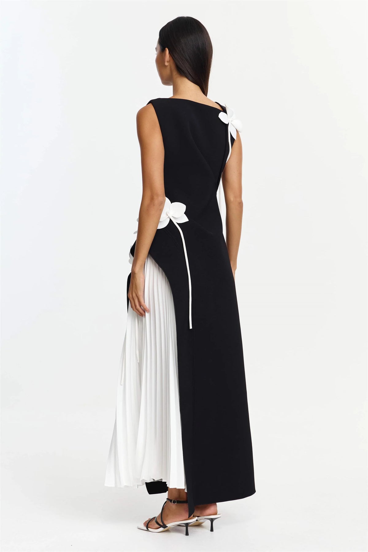 Acler Limisi Maxi Dress - Black & Ivory
