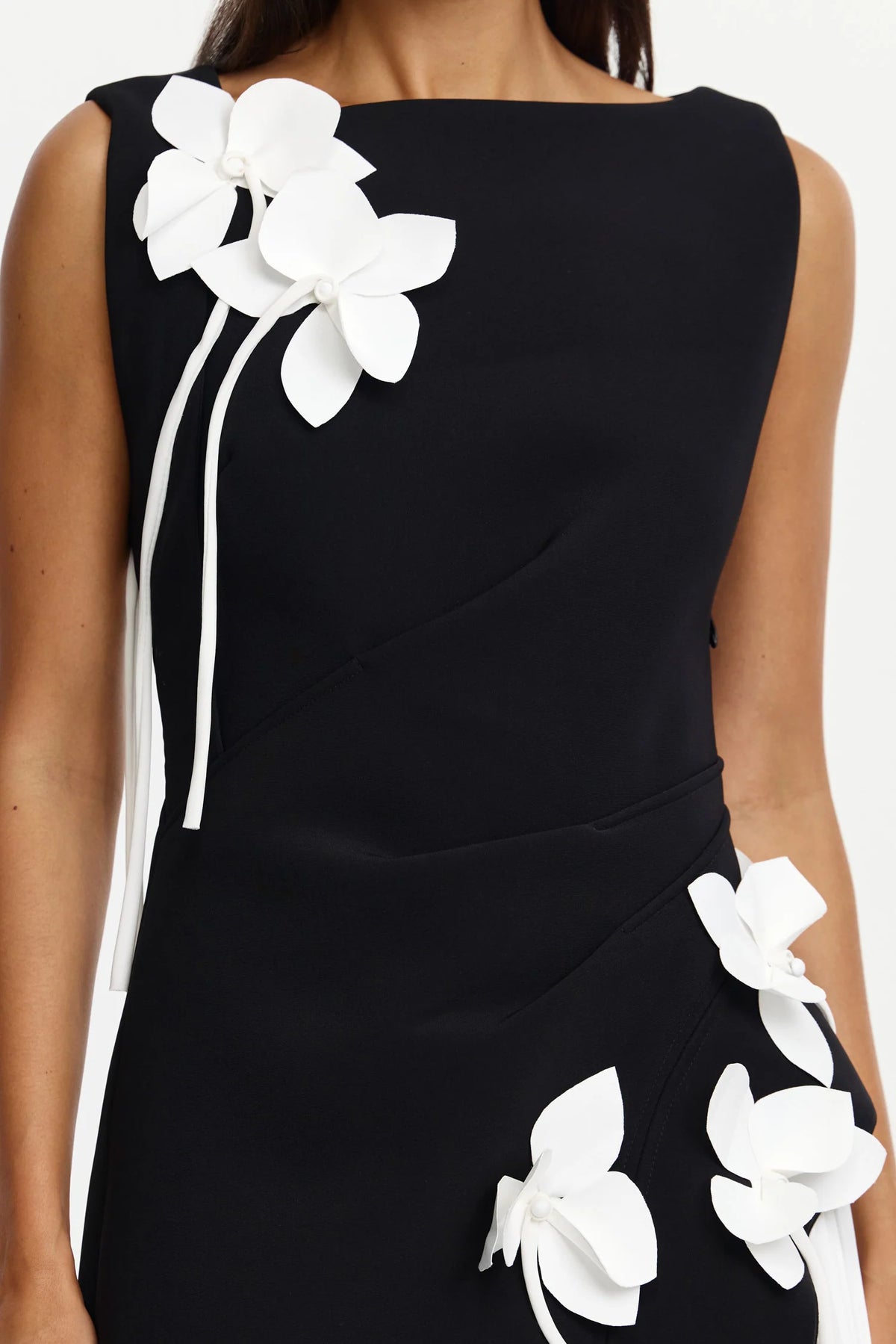 Acler Limisi Maxi Dress - Black & Ivory