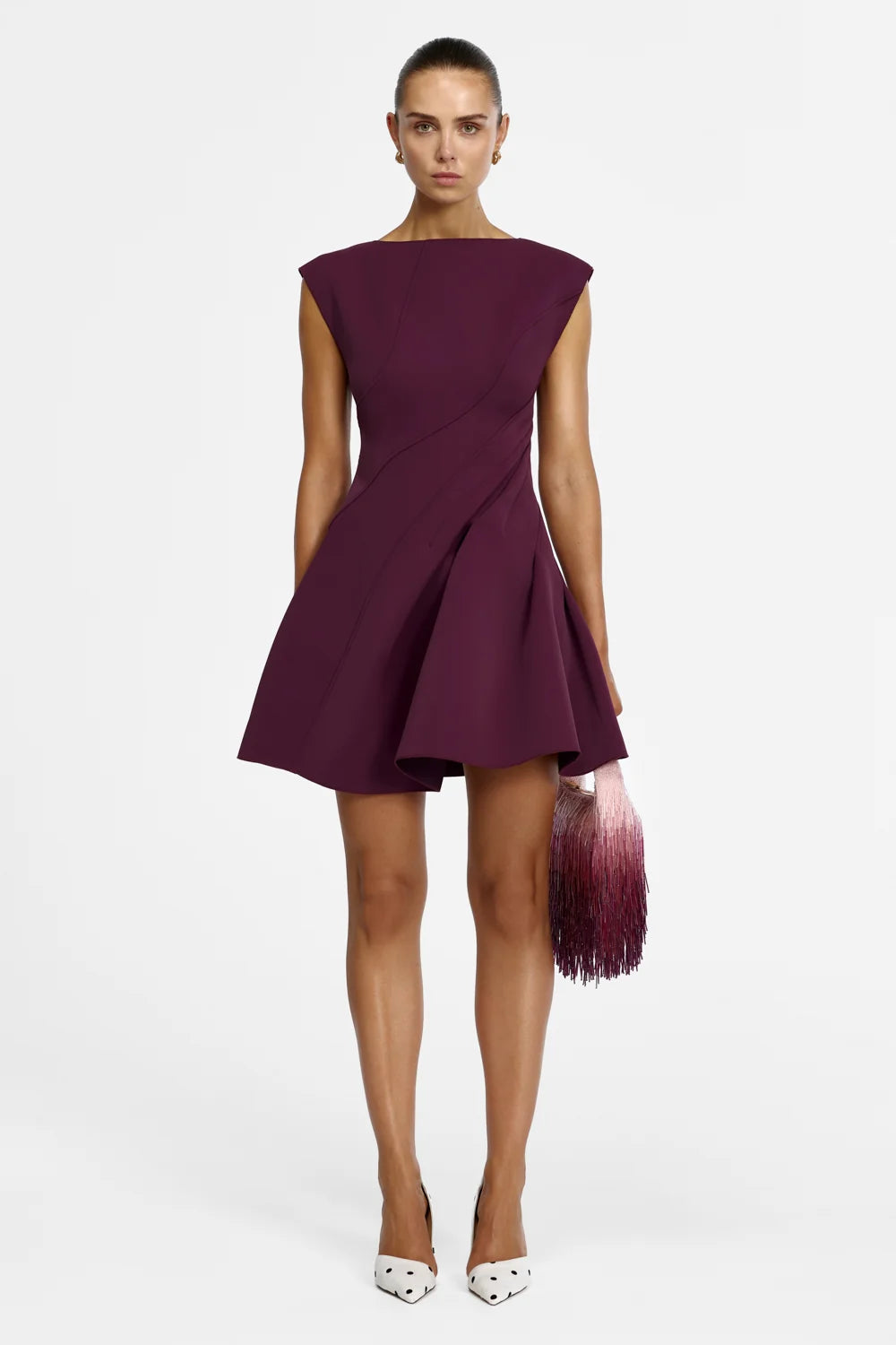 Acler Piddington Mini Dress - Boysenberry