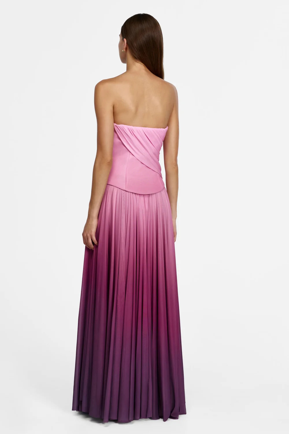 Acler Primley Maxi Dress - Bordeaux Haze