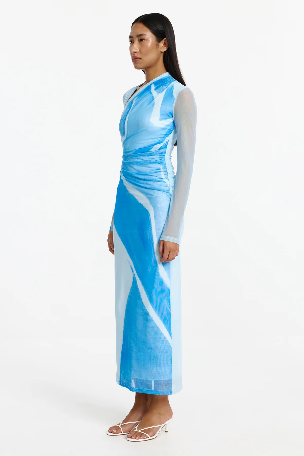 Significant Other Avni Long Sleeve Maxi Dress - Mistelle Print