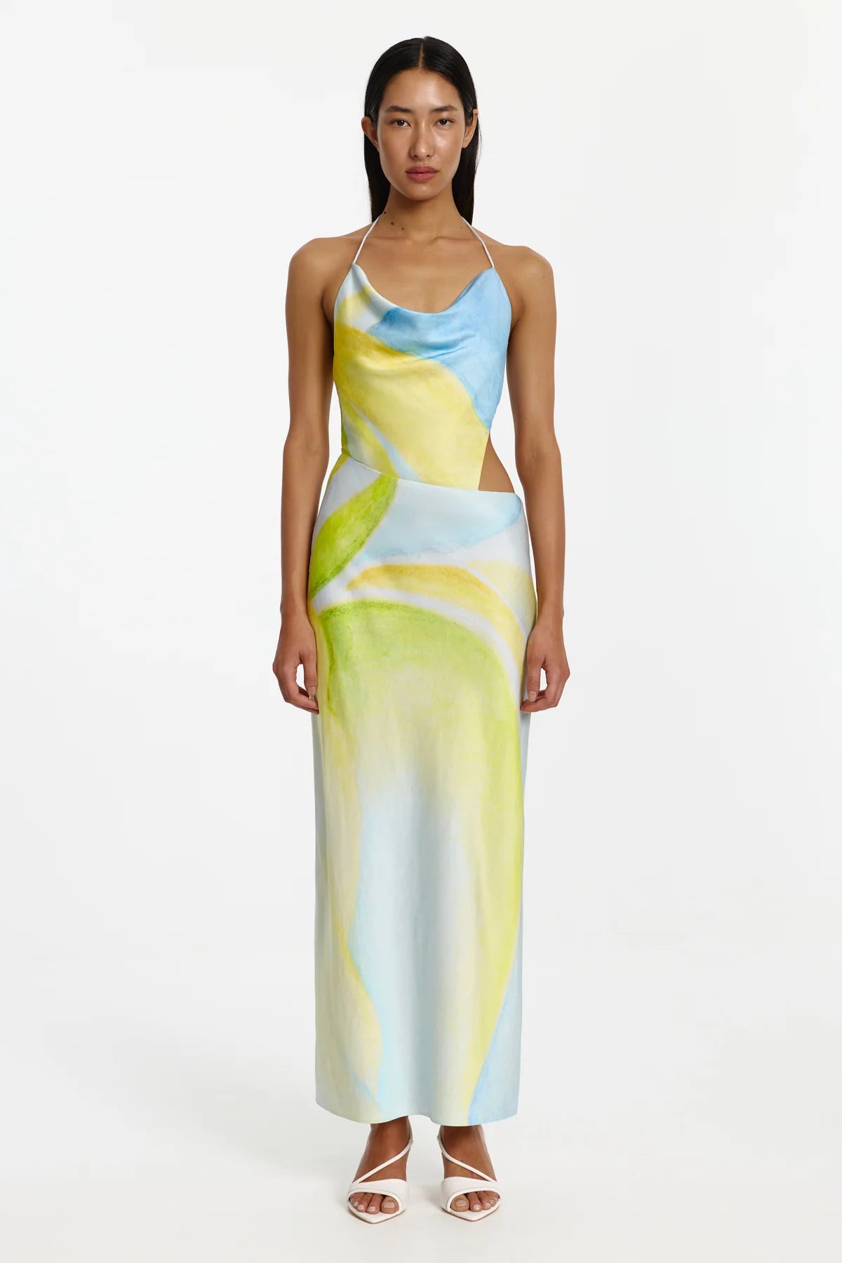 Significant Other Milou Maxi Dress - Seaglass Print