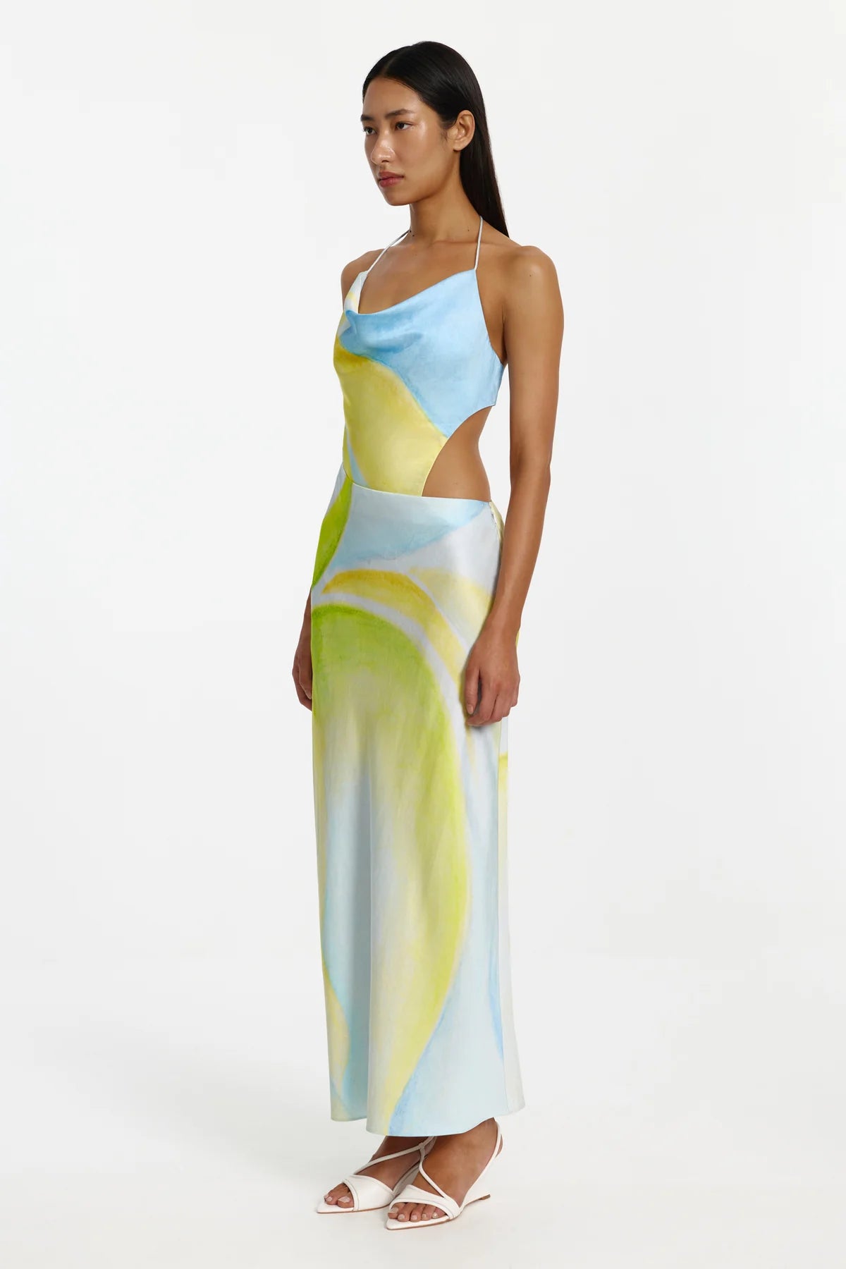 Significant Other Milou Maxi Dress - Seaglass Print
