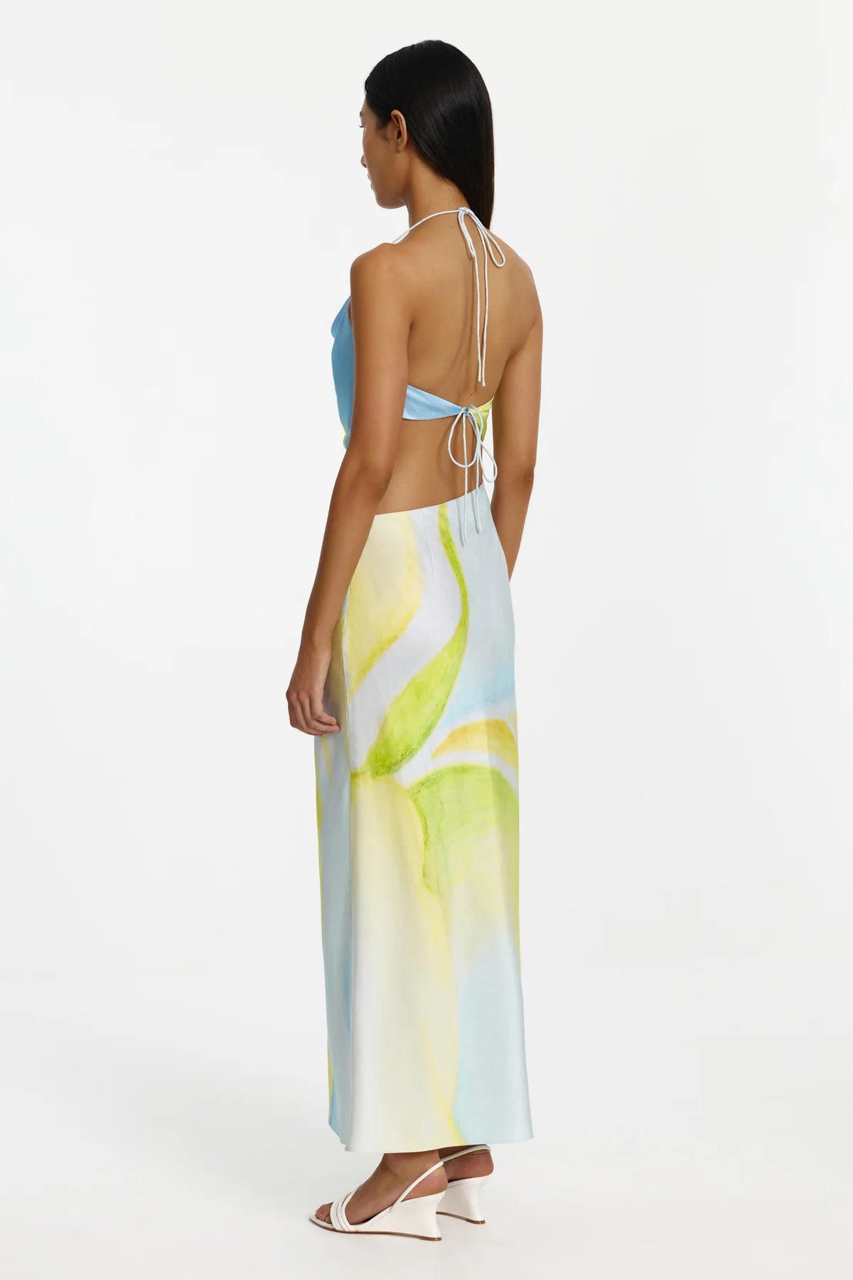 Significant Other Milou Maxi Dress - Seaglass Print