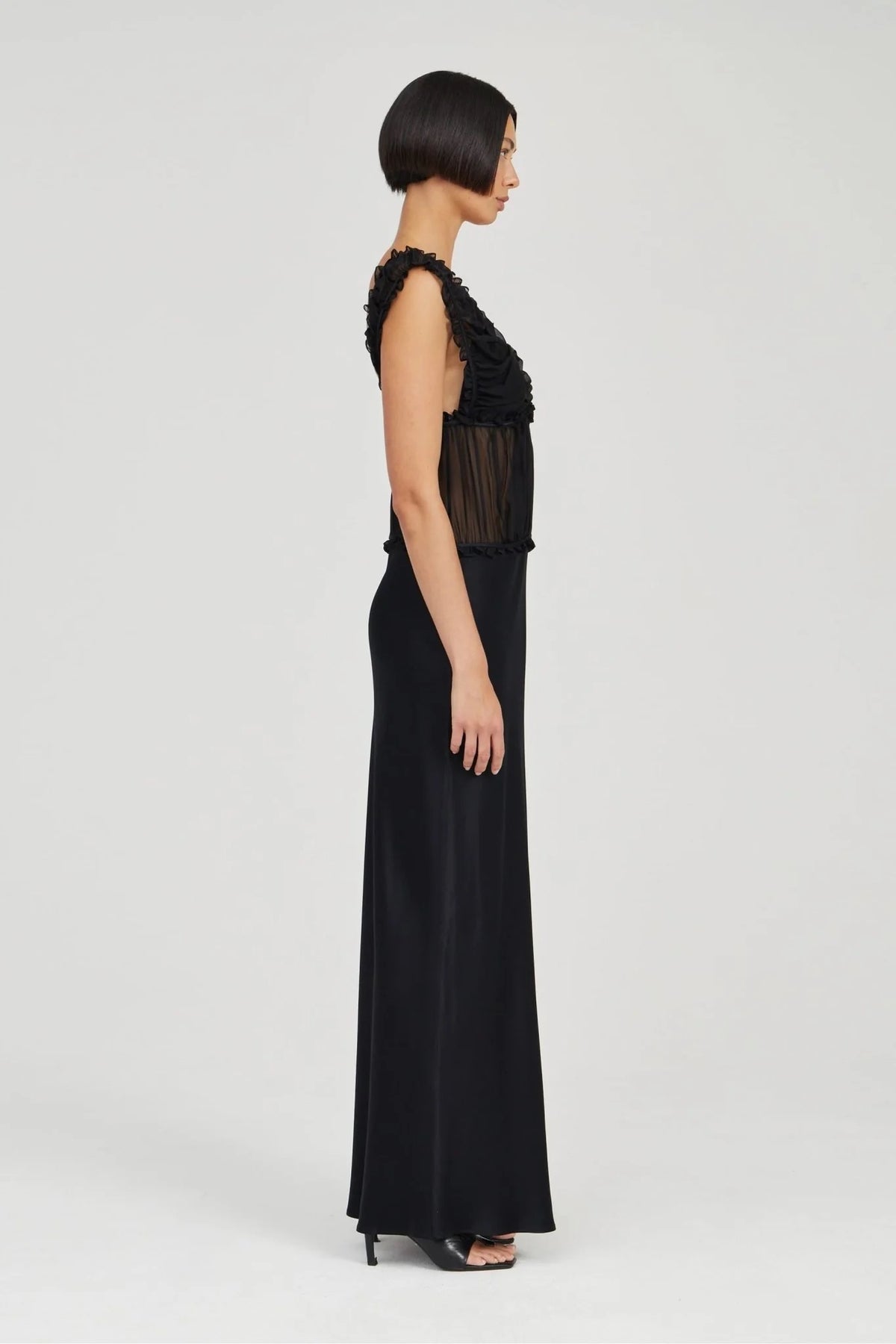 Third Form Held Floor Length Dress - Eclipse