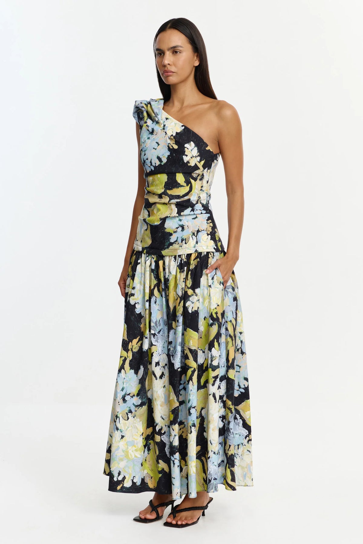 Acler Benetti Maxi Dress - Hamptons Hydrangea