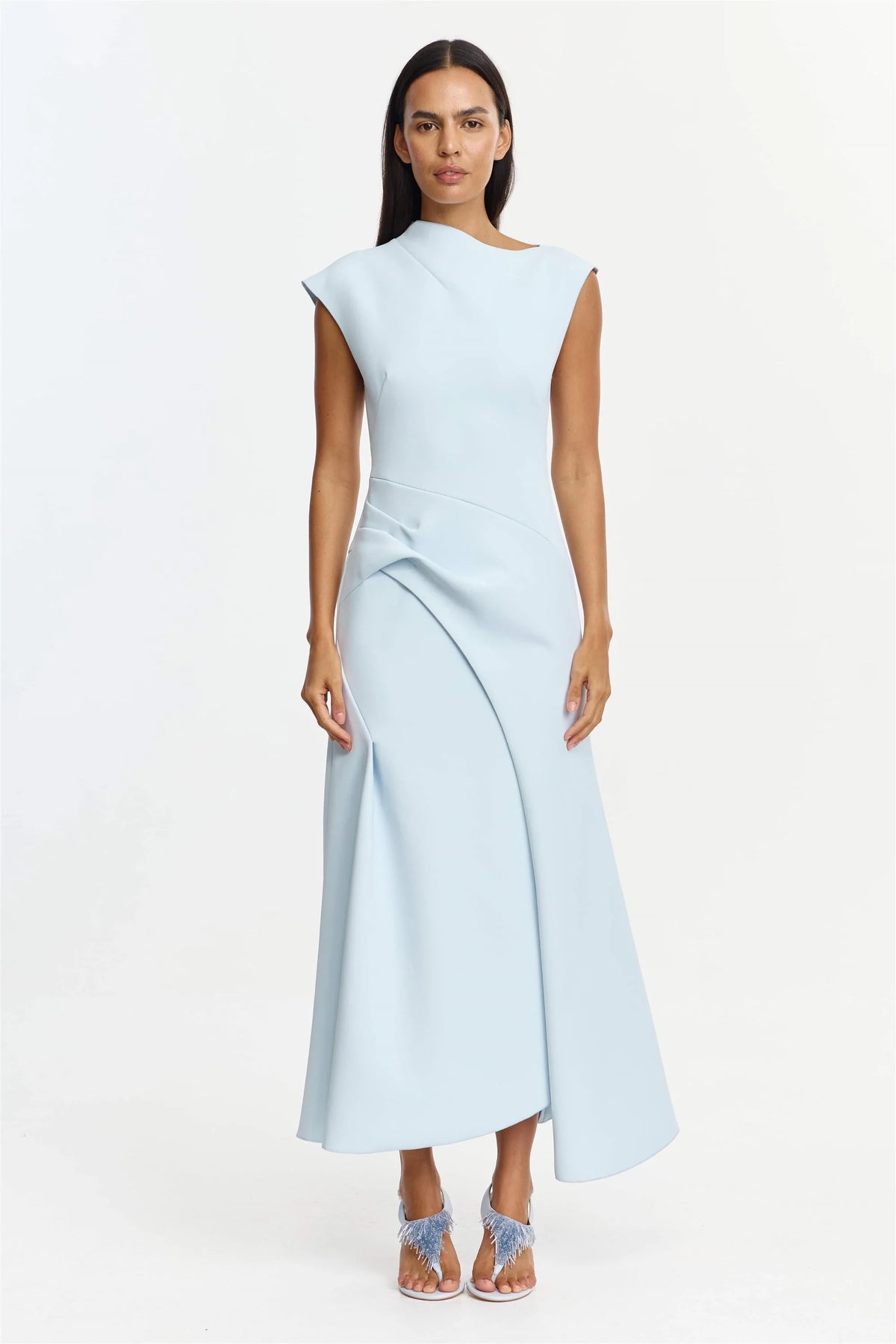 Acler Burbank Maxi Dress - Powder Blue