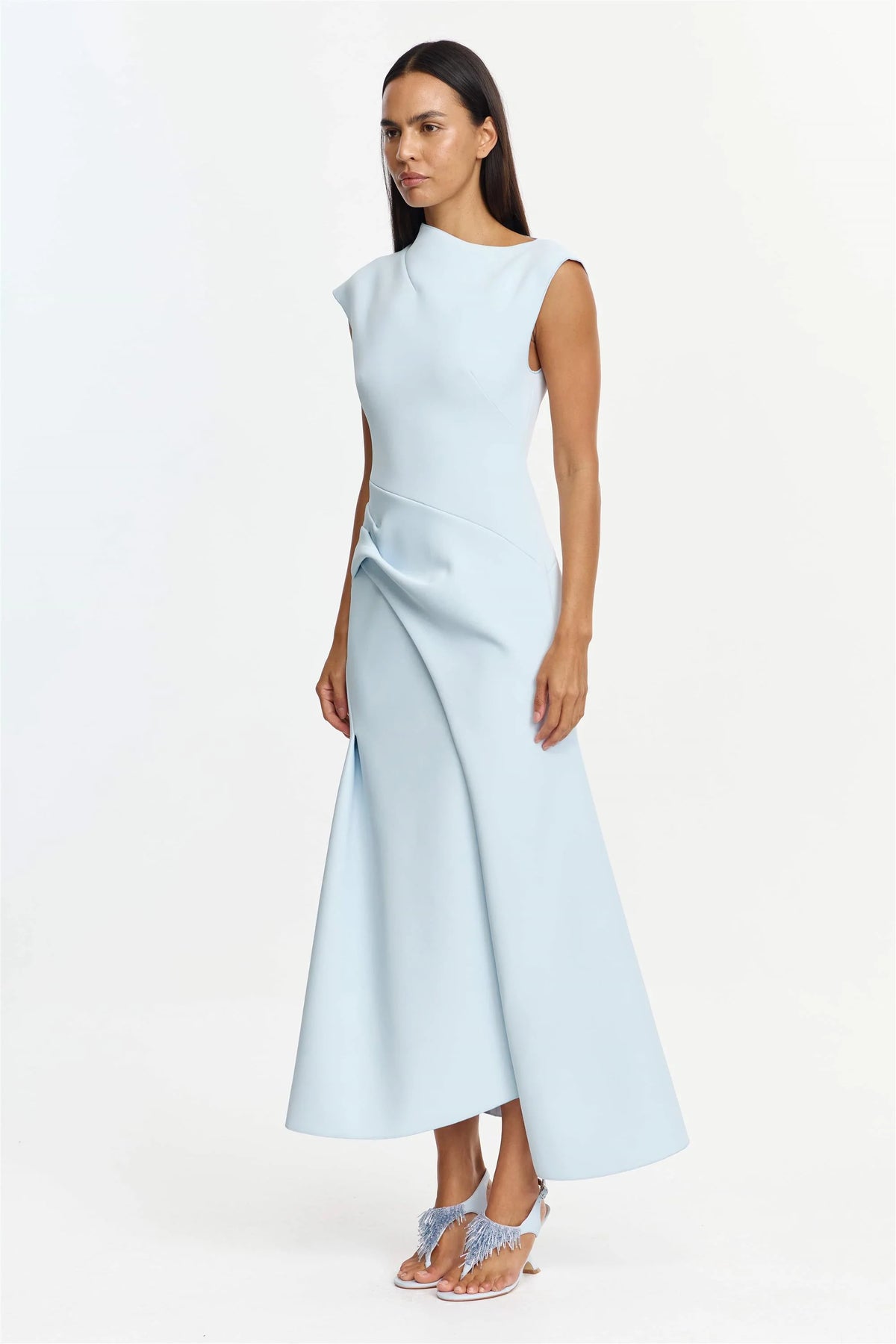 Acler Burbank Maxi Dress - Powder Blue