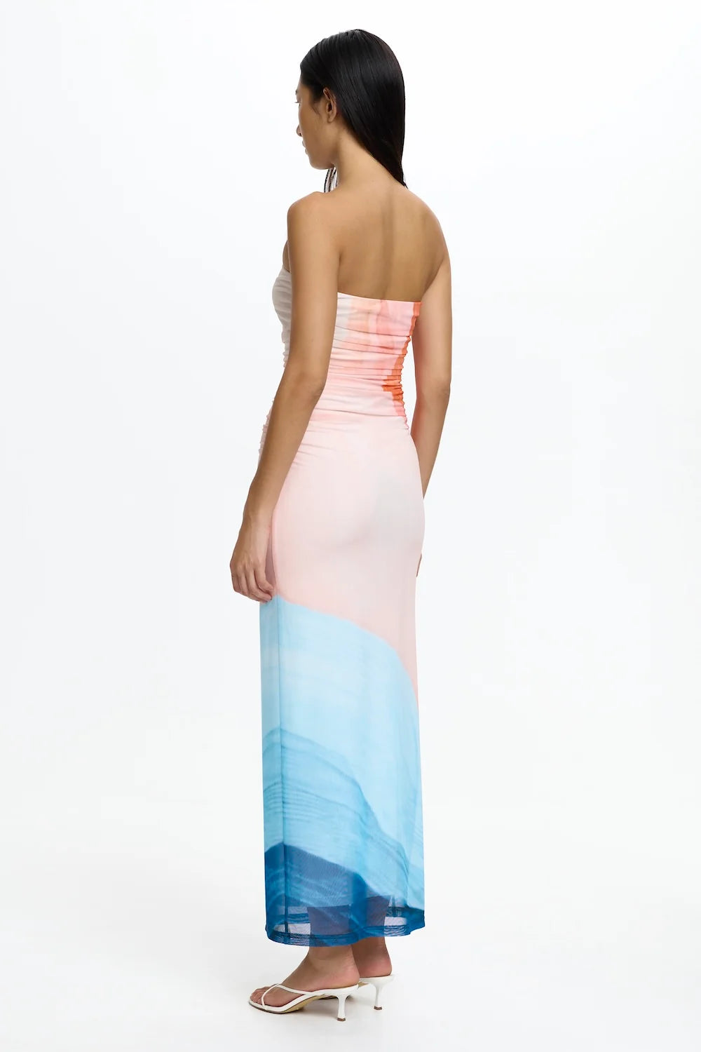 Significant Other Sura Strapless Dress - Tidal Drift