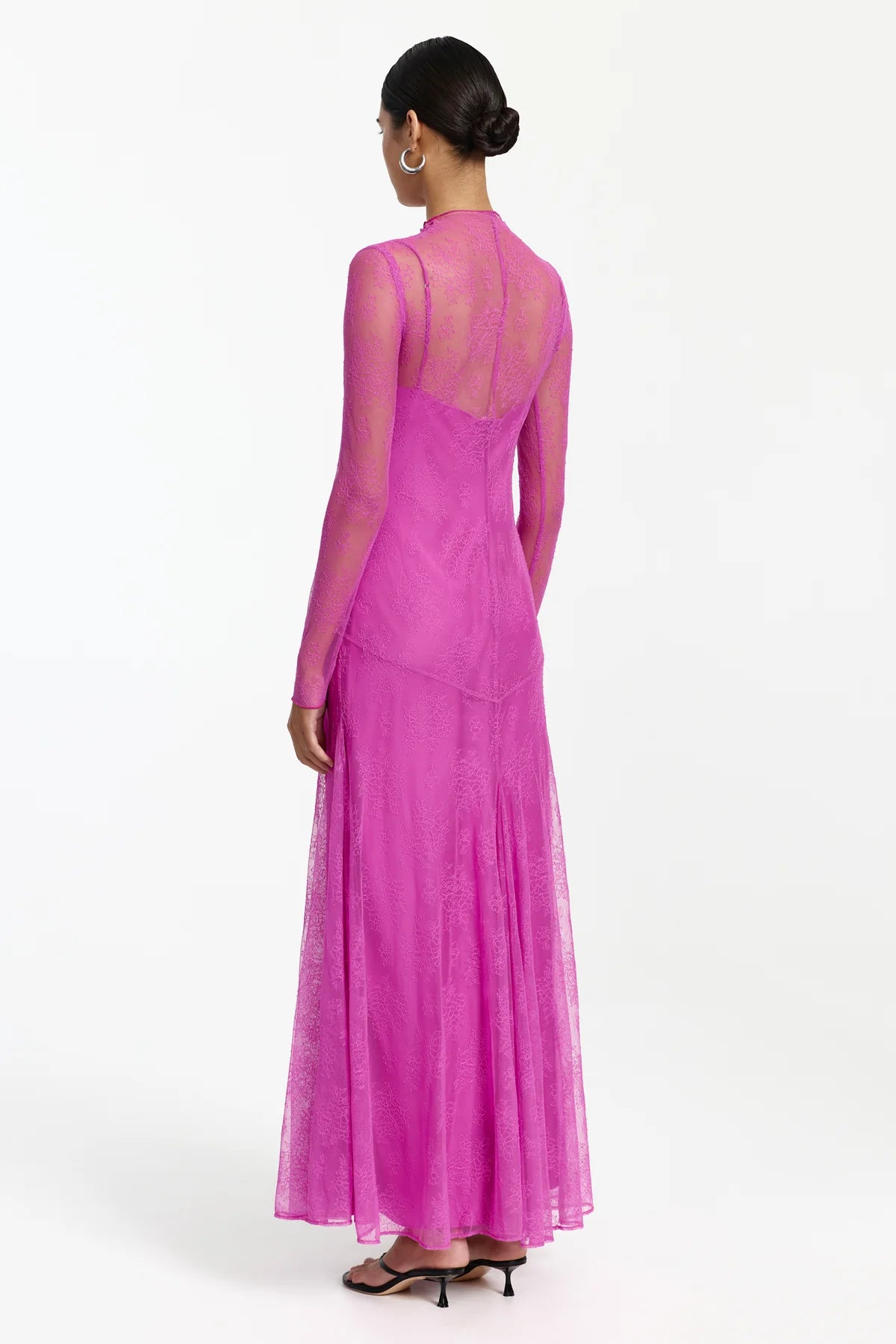 Significant Other Esha Long Sleeve Maxi dress - Magenta