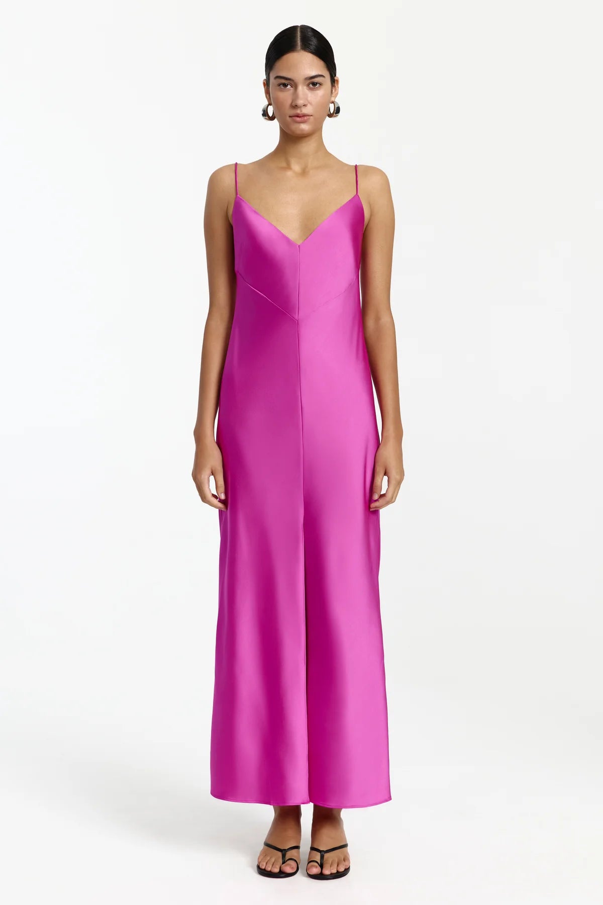 Significant Other Esha Long Sleeve Maxi dress - Magenta