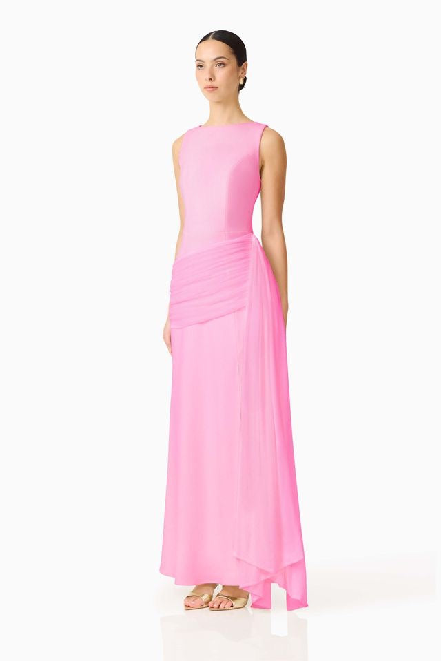 Elliatt Amelina Sash Gown - Pink