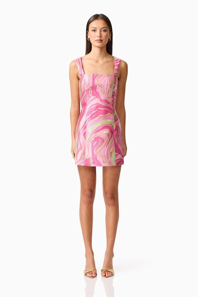 Elliatt Mirella Mini Dress - Pink Multi