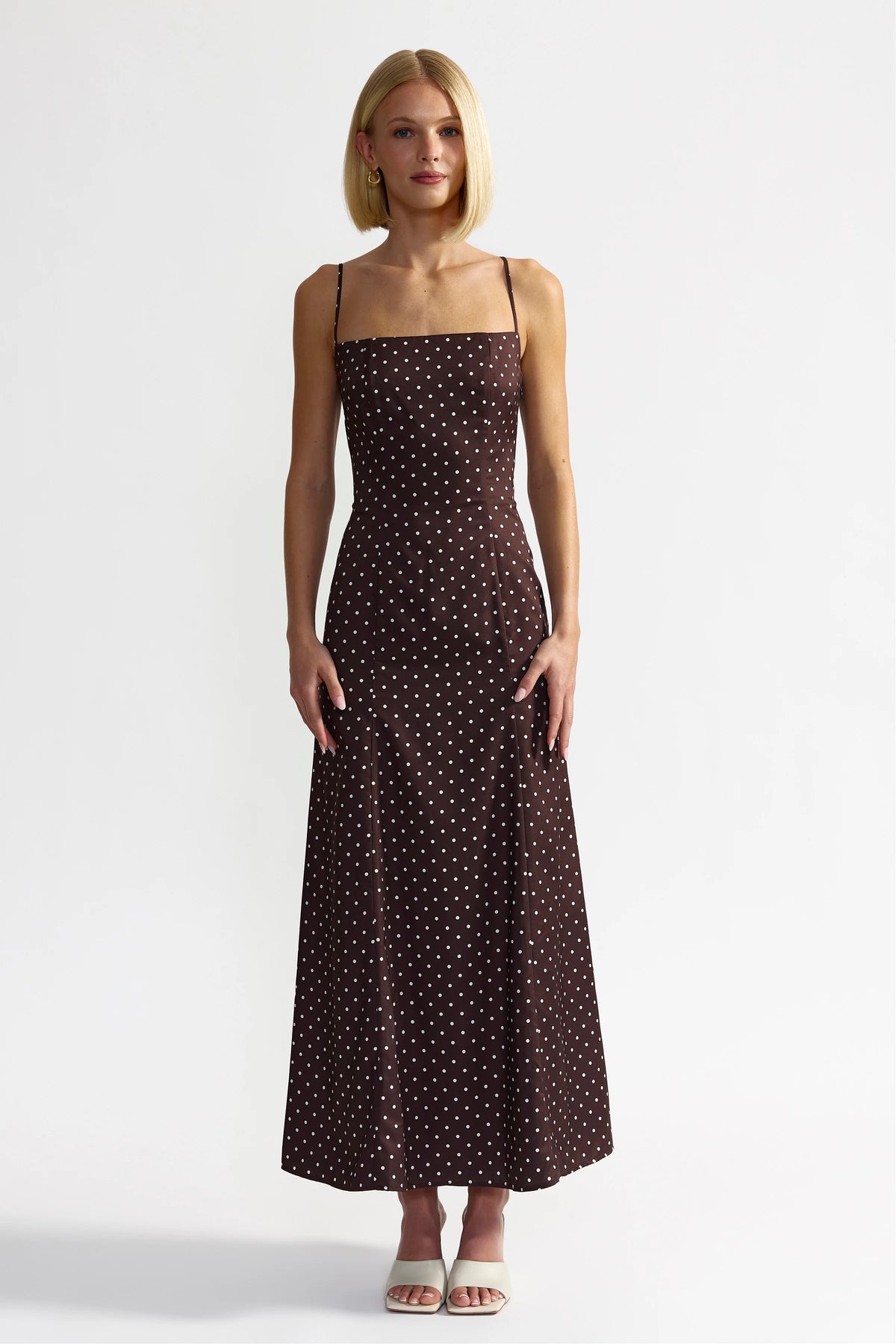 Lexi Veronica Dress - Chocolate