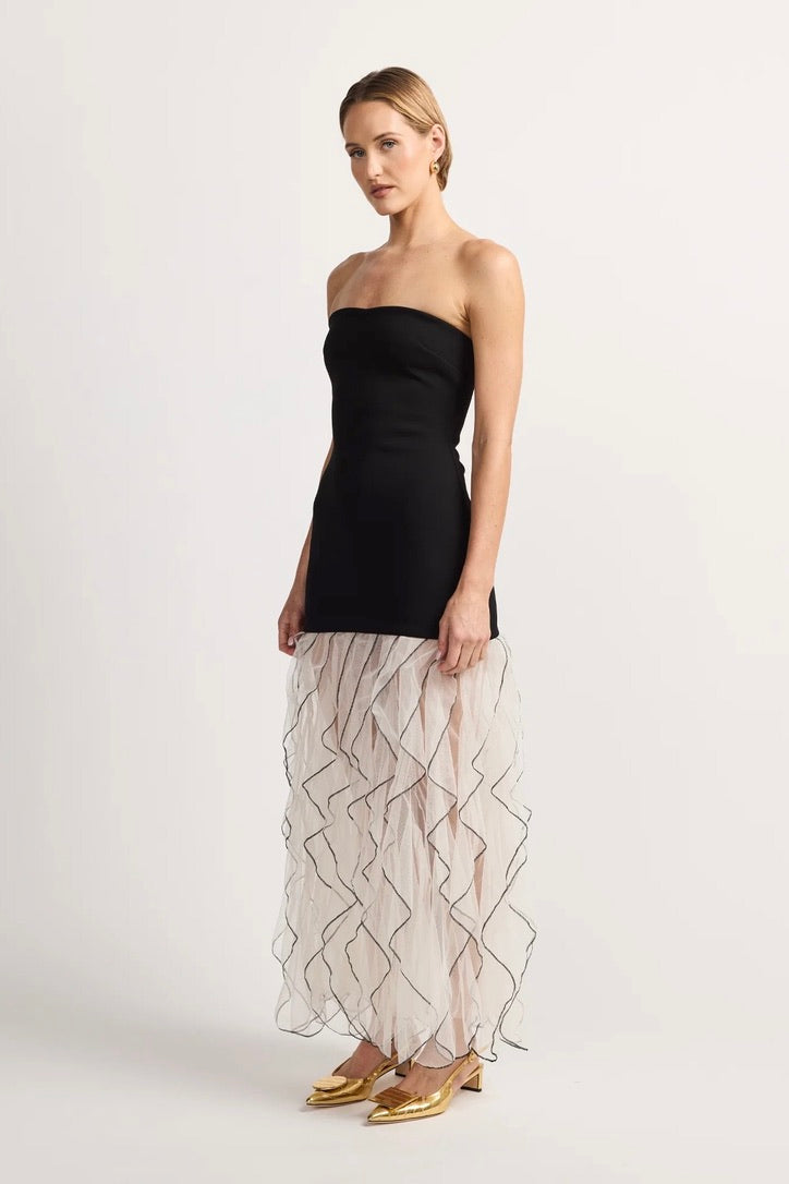 Tojhà Valea Dress - Black & White