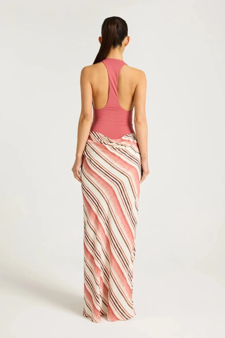 Benni Archie Maxi Dress - Melon Stripe