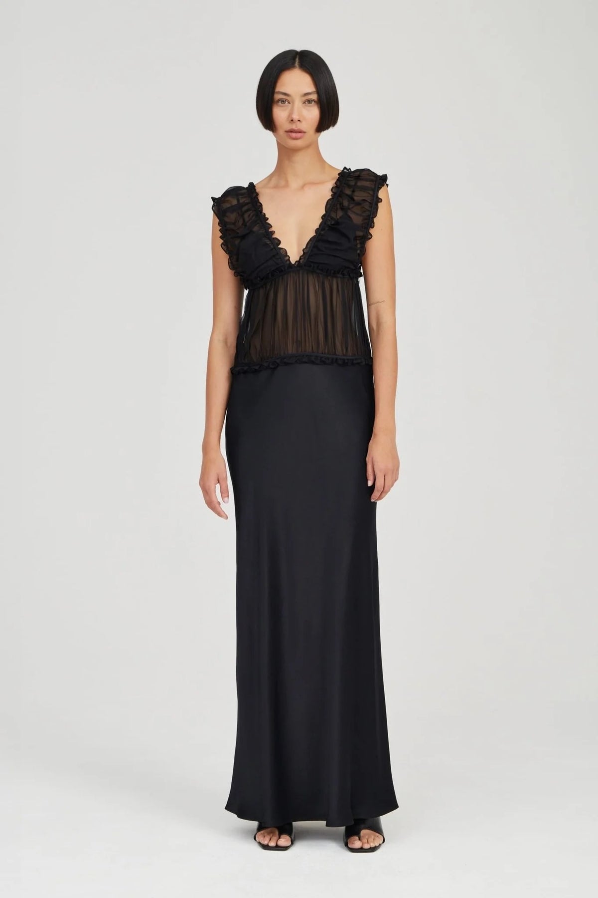 Third Form Held Floor Length Dress - Eclipse