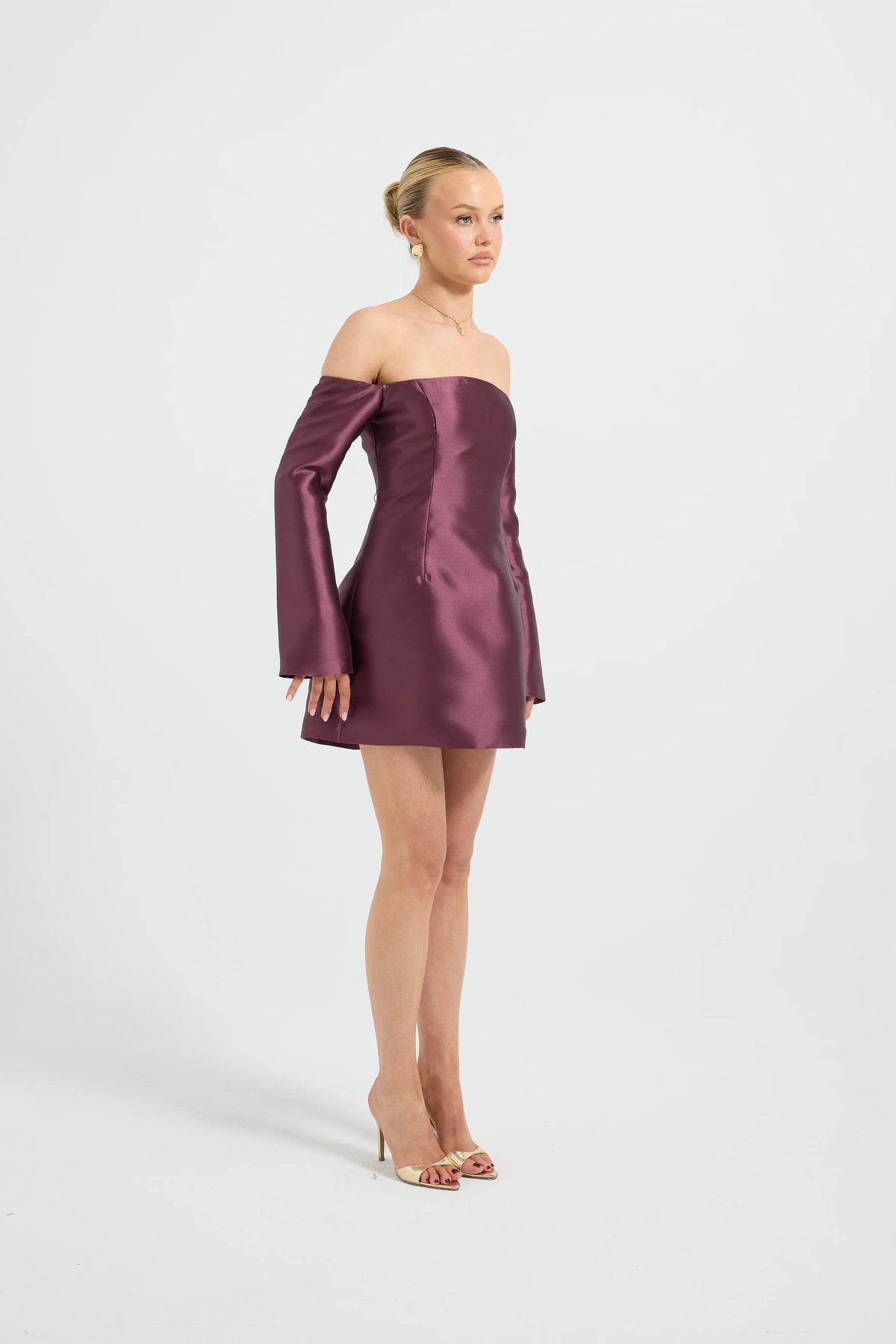 Pasduchas Pippa Long Sleeve Mini Dress - Cherries Jubilee
