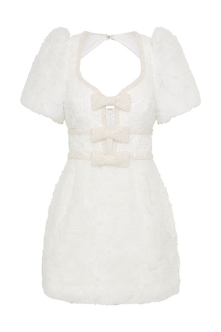 Rebecca Vallance Deliah Mini Dress - Ivory