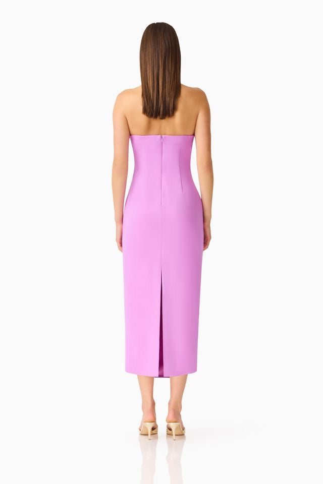 Elliatt Solenne Column Midi Dress - Orchid