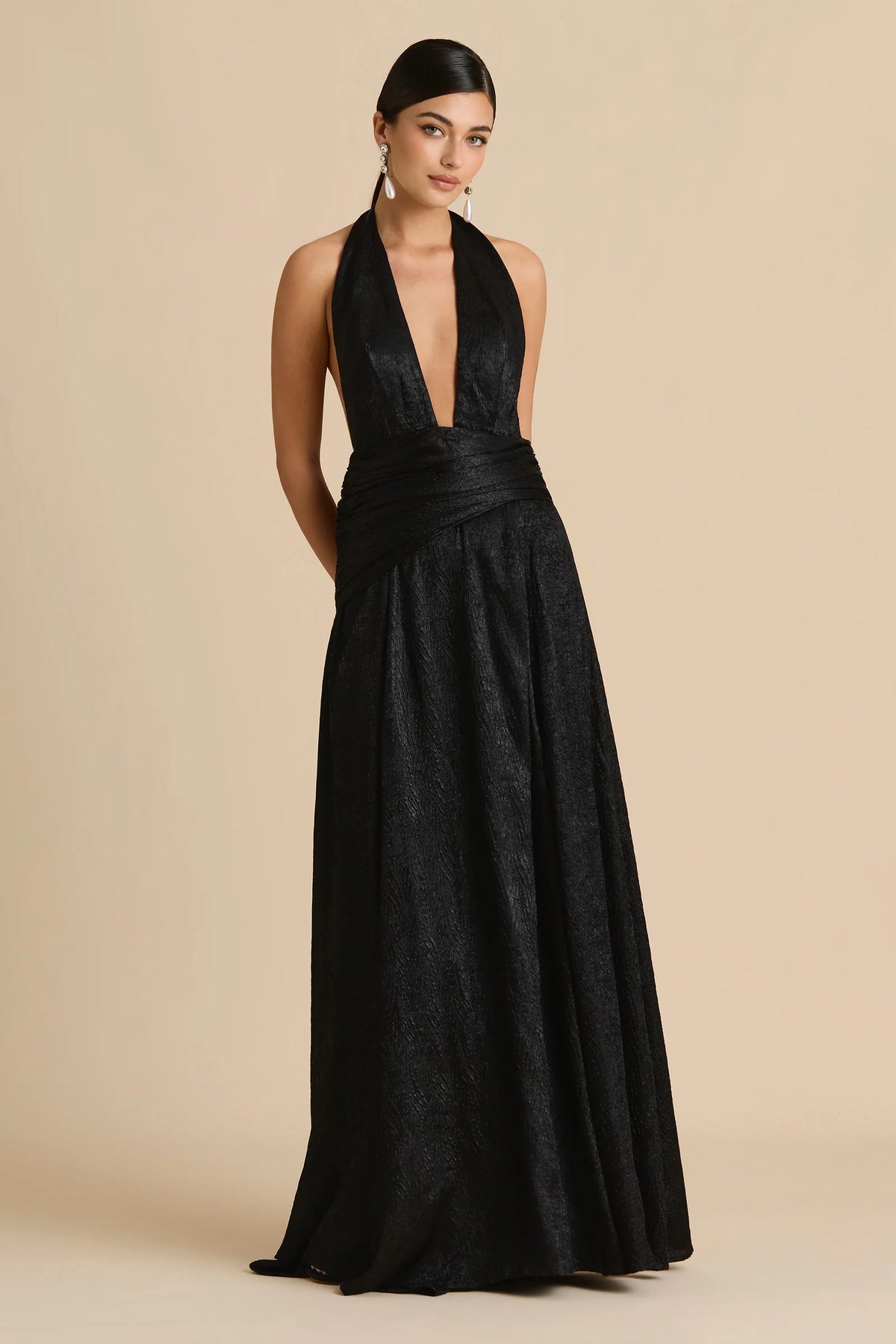 Sonya Zephyr Gown - Black
