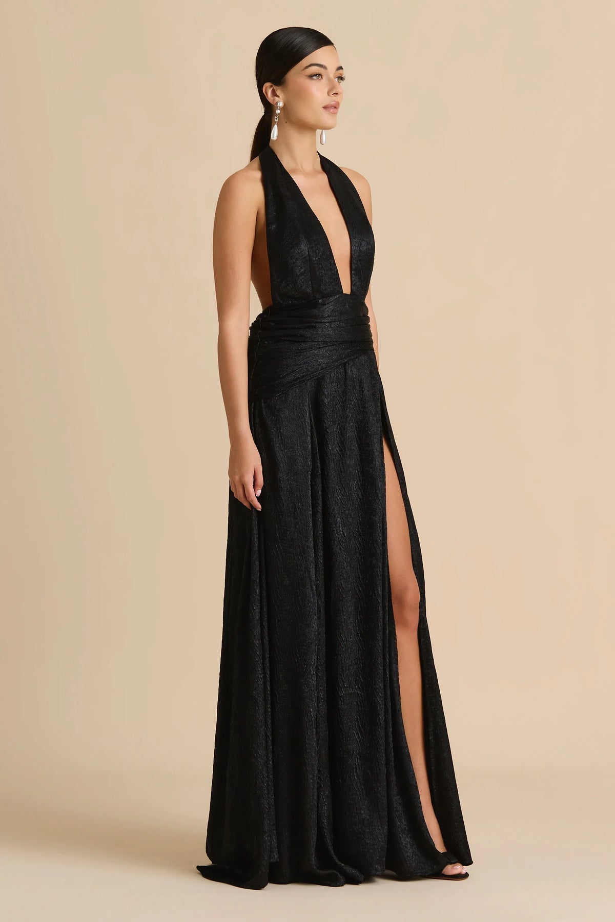 Sonya Zephyr Gown - Black