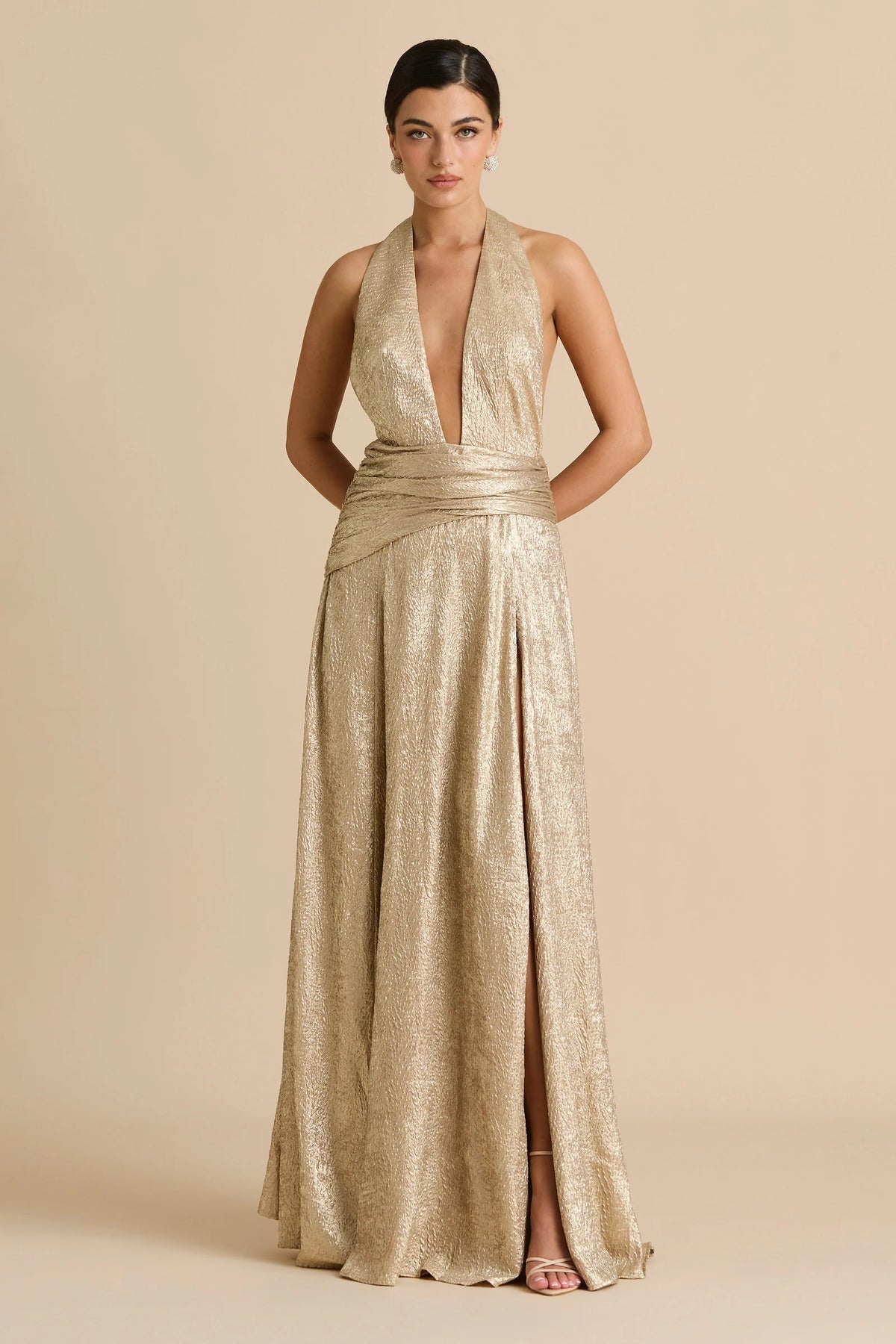 Sonya Zephyr Gown - Gold
