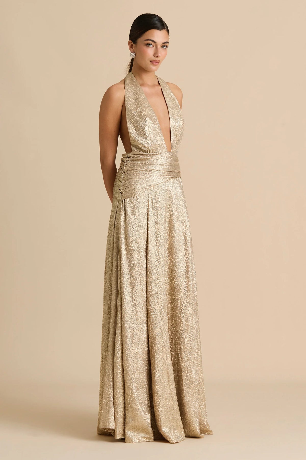 Sonya Zephyr Gown - Gold