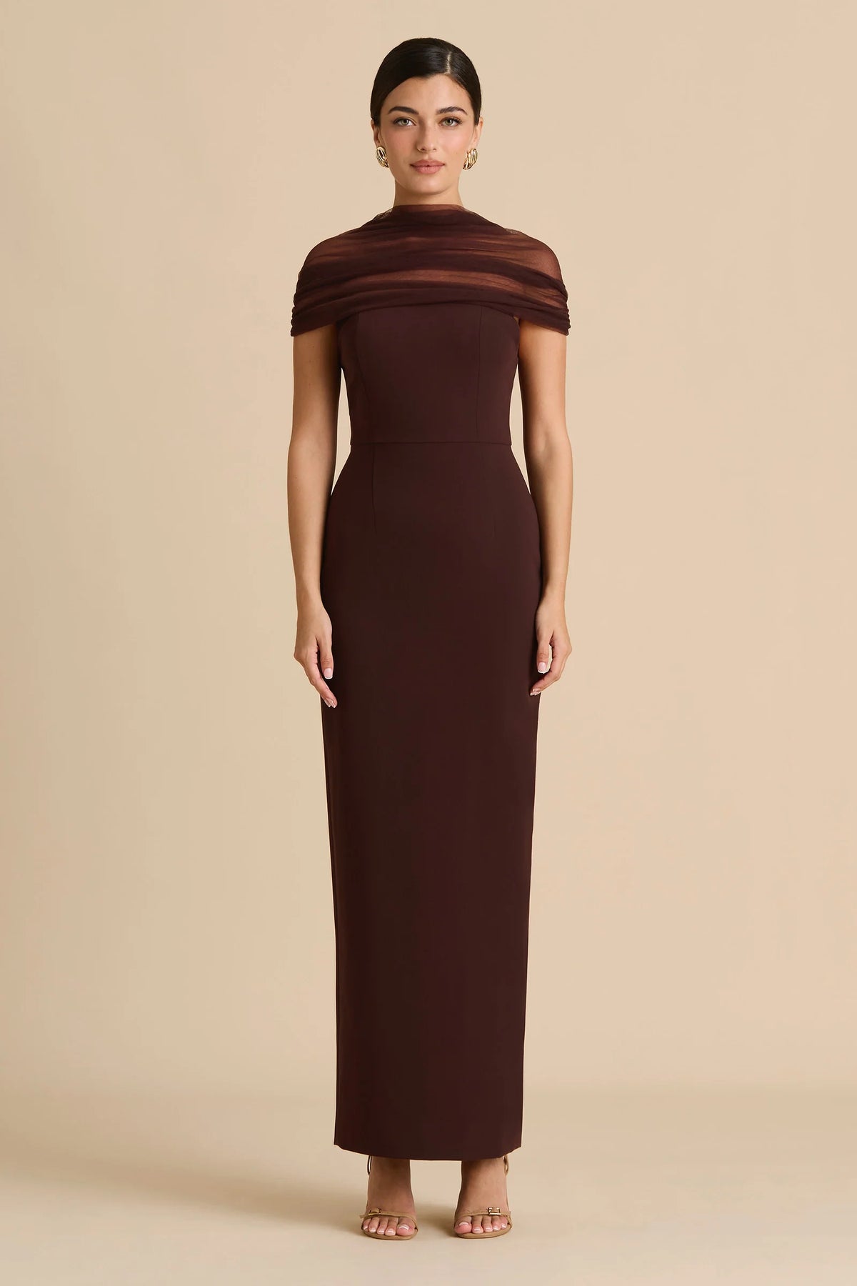 Sonya Lola Midi Dress - Caccao