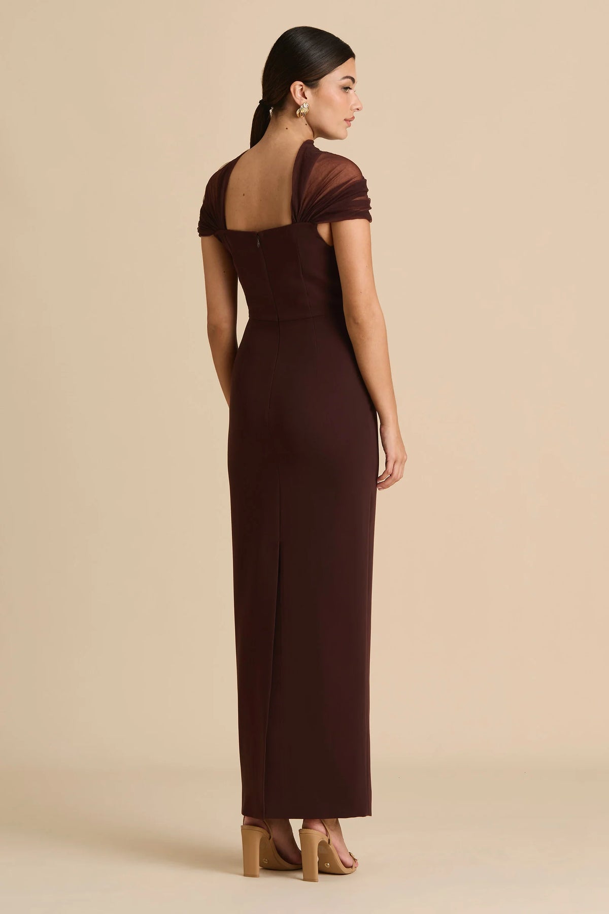 Sonya Lola Midi Dress - Caccao
