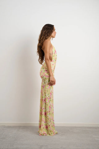 Džo Solene Dress - Spring Yellow Floral