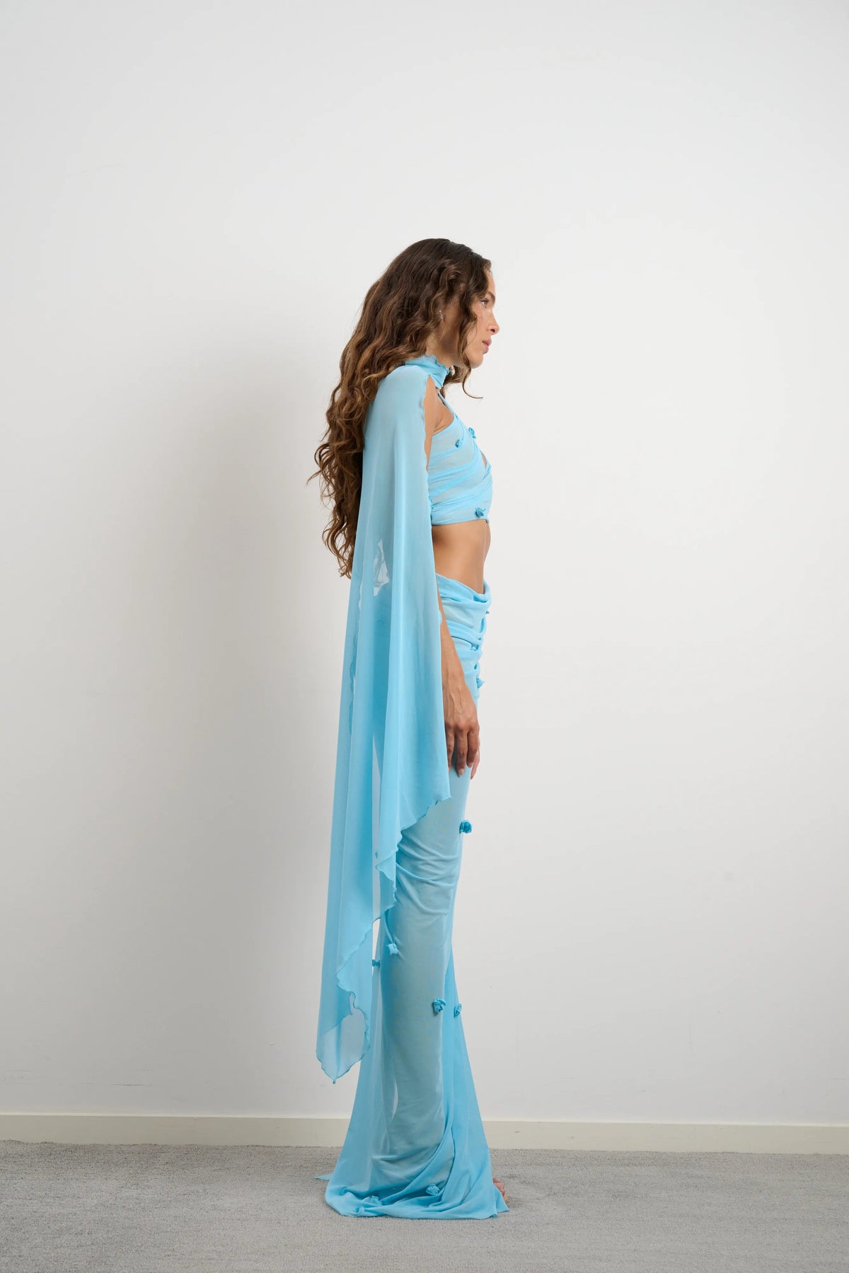 Džo Virelle Dress - Aquamarine Blue