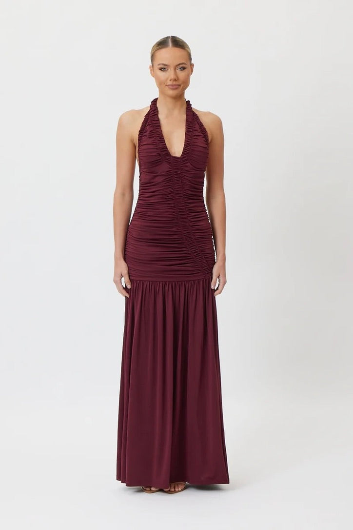 Bianca & Bridgett Corisca Maxi Dress - Wine