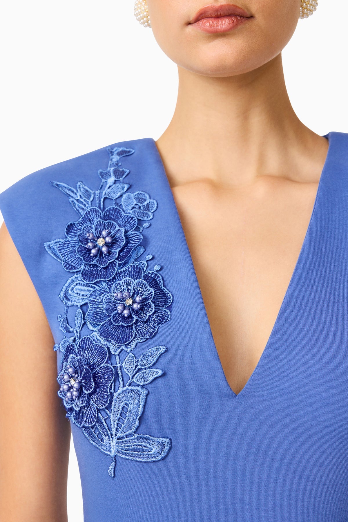 Elliatt Talitha Column Maxi Dress - Cornflower Blue