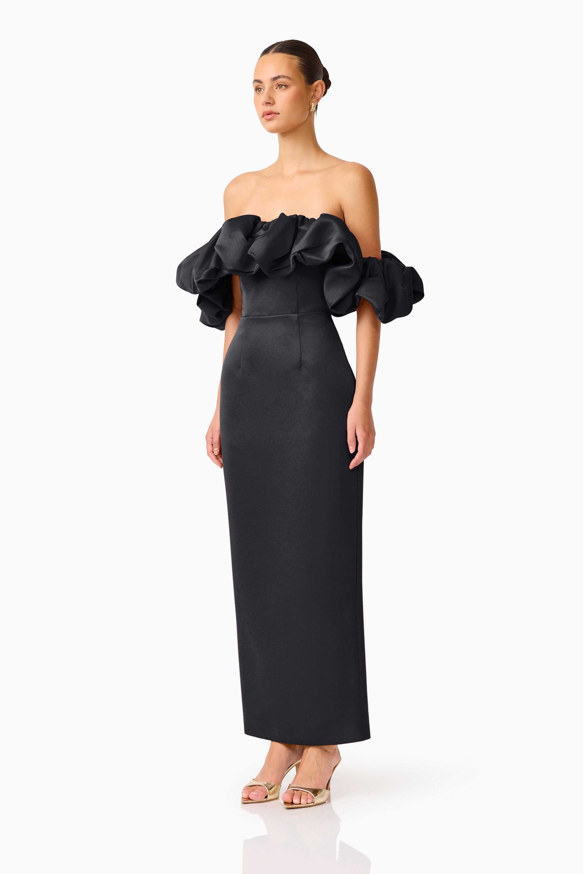 Elliatt Lucetta off Shoulder Gown - Black