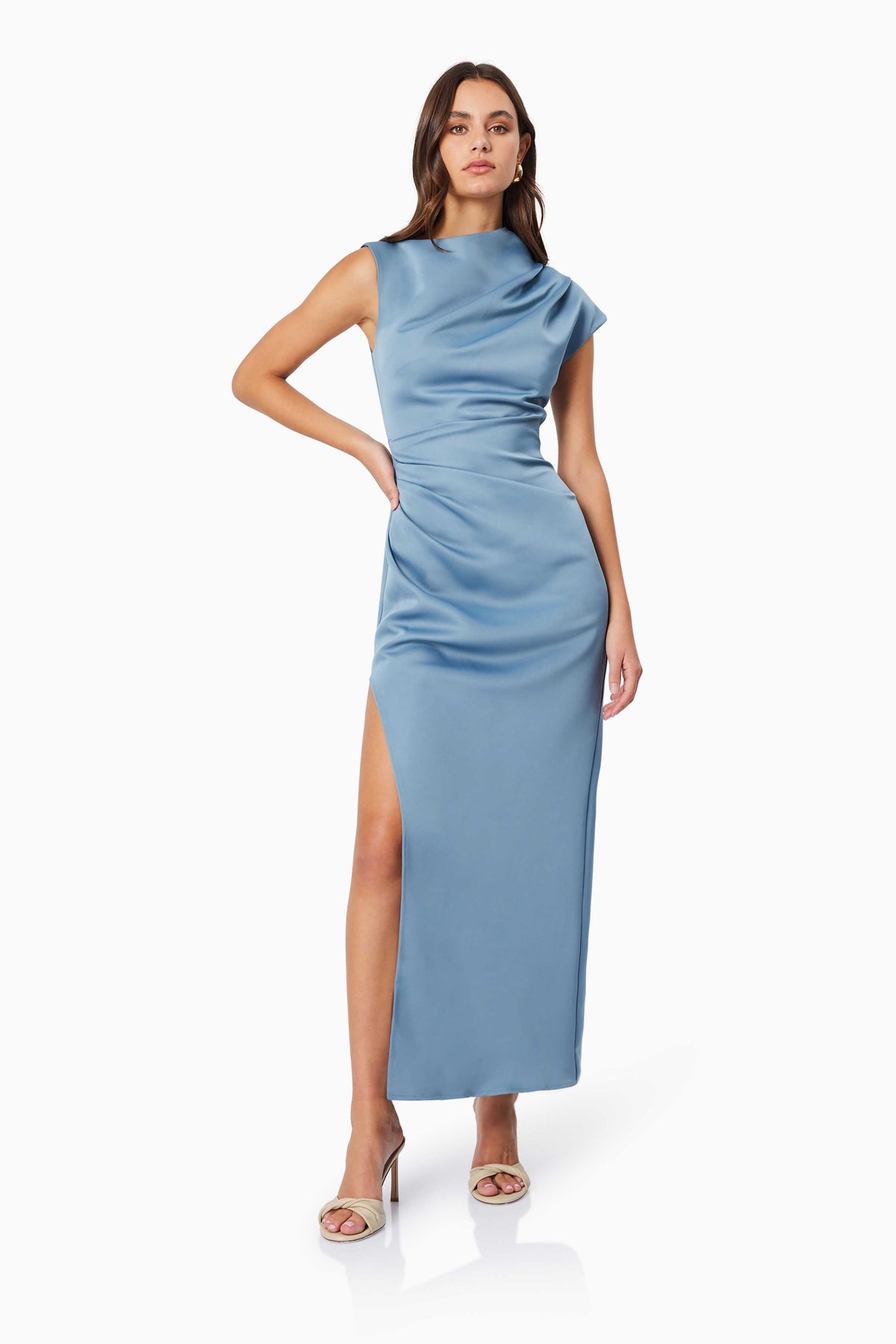 Elliatt Coralie Maxi Dress - Steel Blue