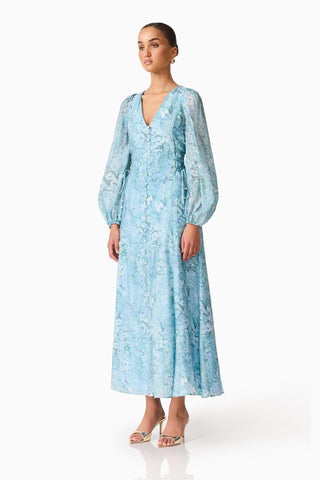 Elliatt Faye Maxi Dress - Blue Multi