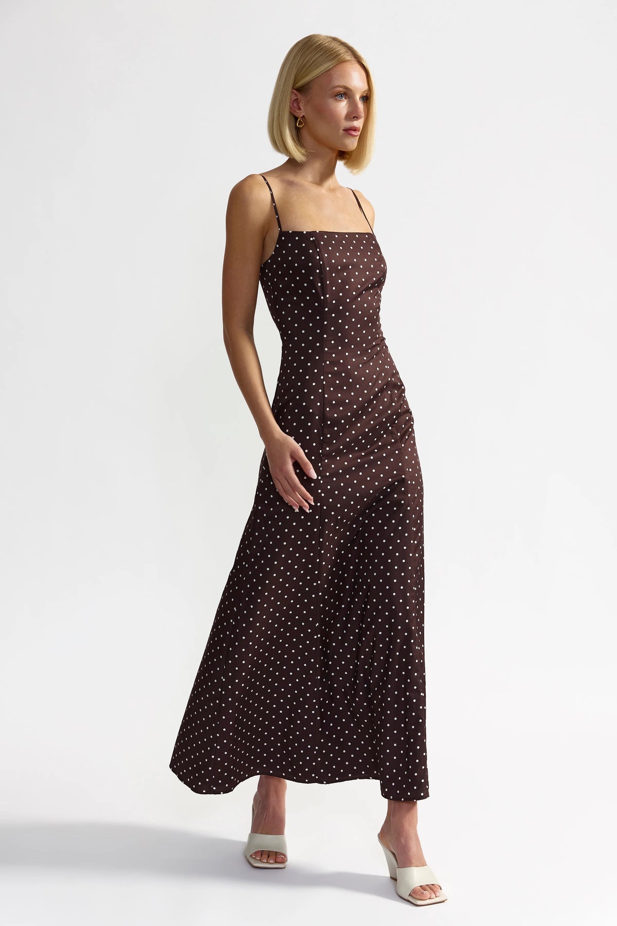 Lexi Veronica Dress - Chocolate