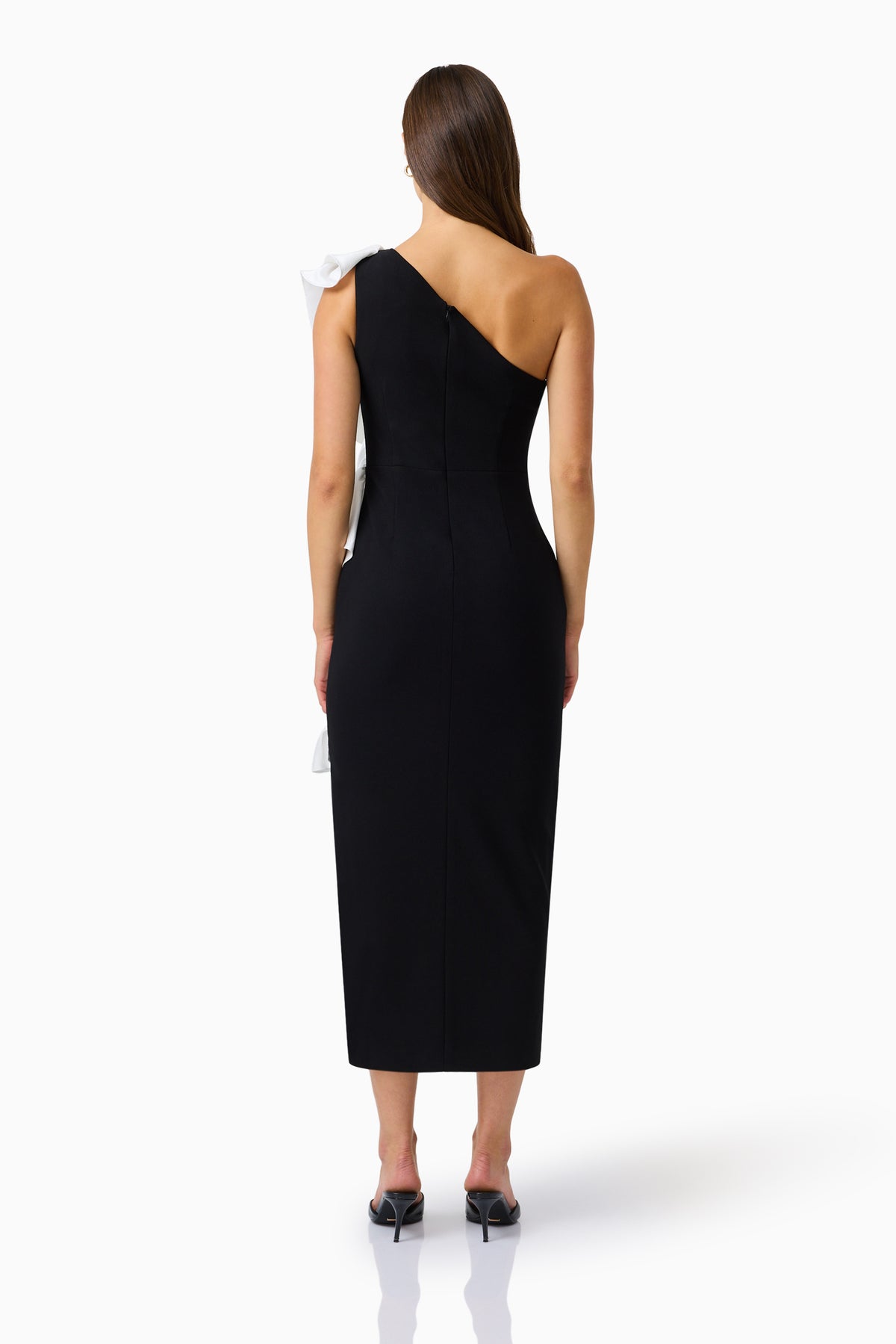 Elliatt Valessa Midi Dress - Black & White