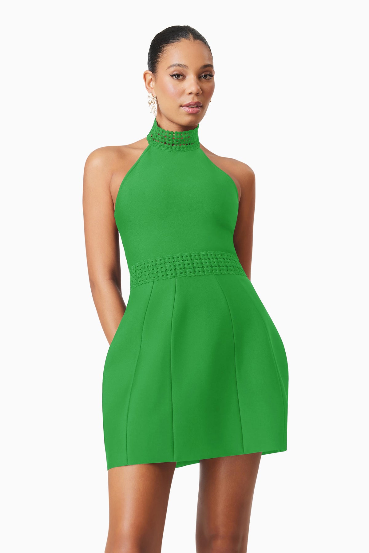 Elliatt Neoma Mini Dress - Kelly Green - Dress Hire AU Elliatt Neoma Mini Dress - Kelly Green - Dress Hire AU