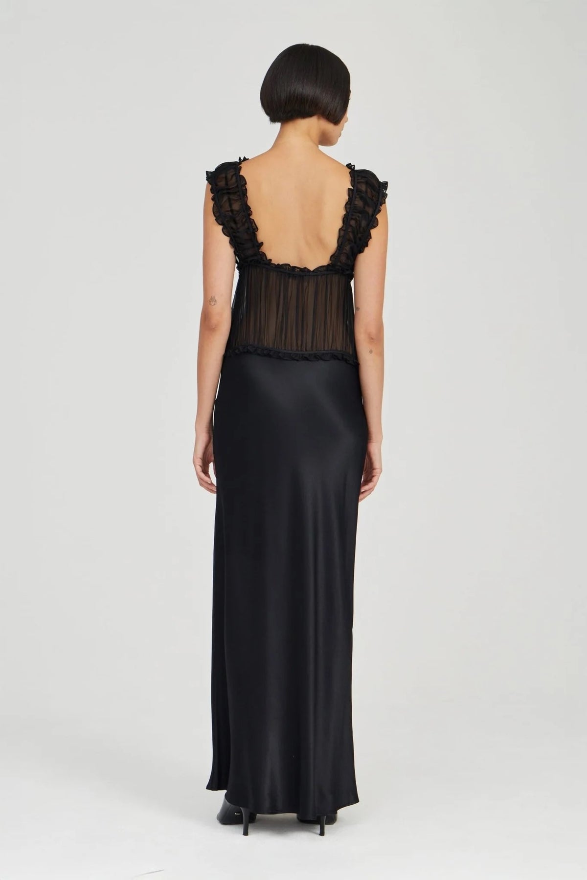 Third Form Held Floor Length Dress - Eclipse