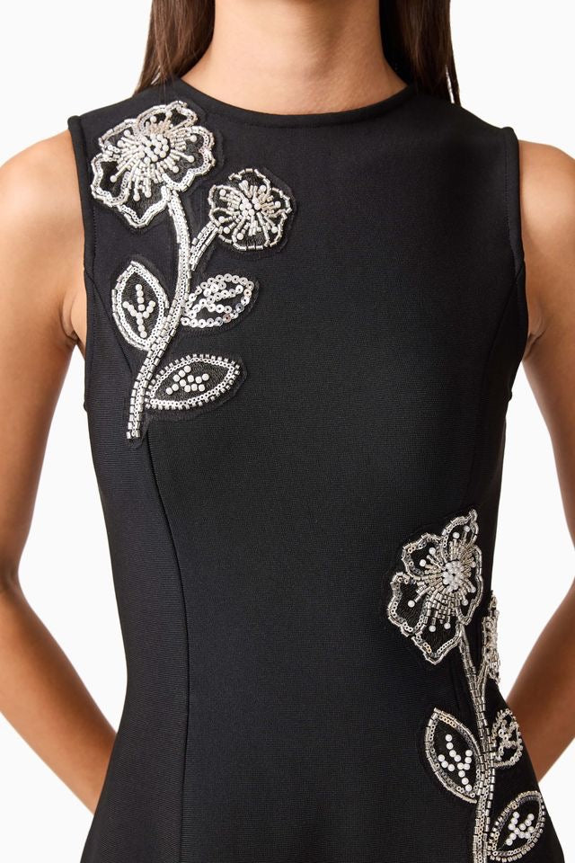 Elliatt Soleil Midi Dress - Black